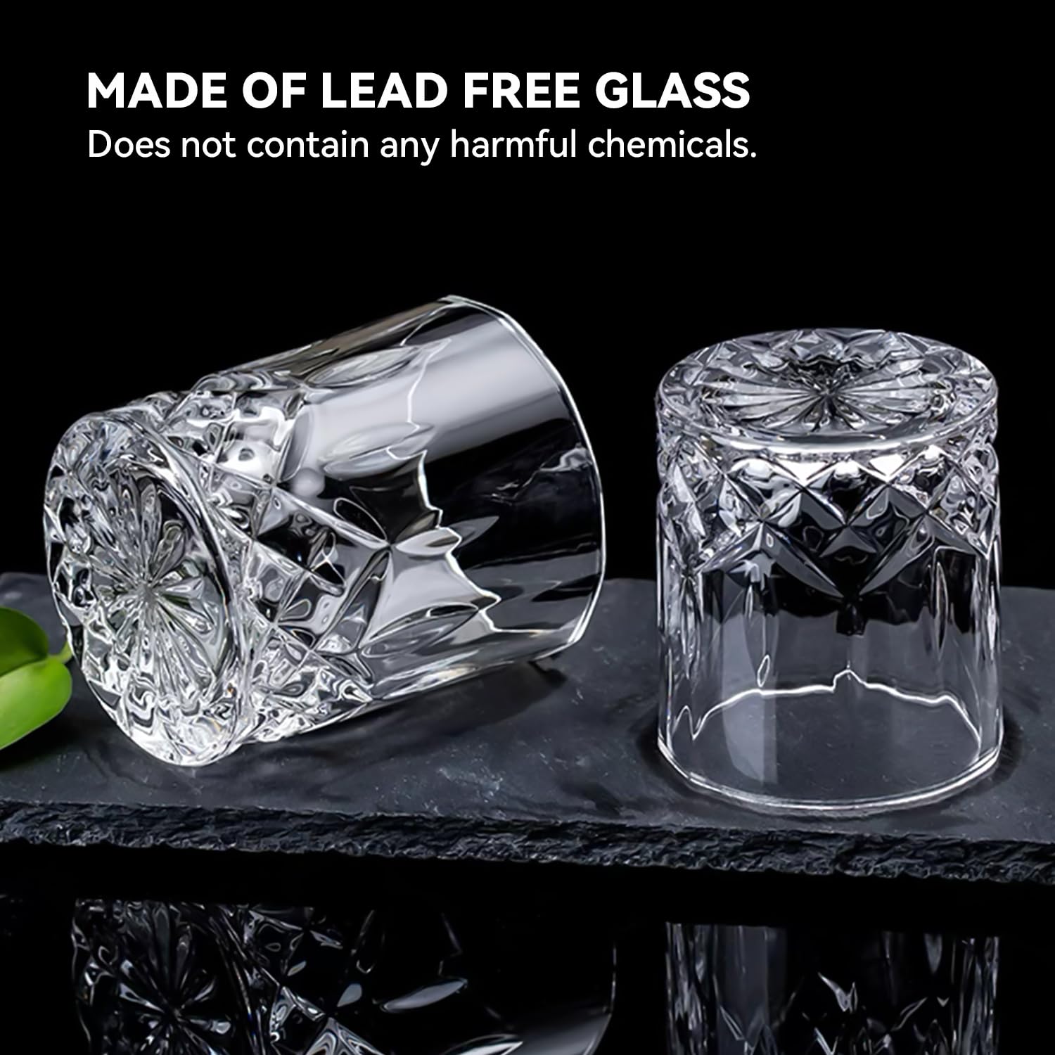 Triplorare whiskey glasses in gift box, ready for gifting