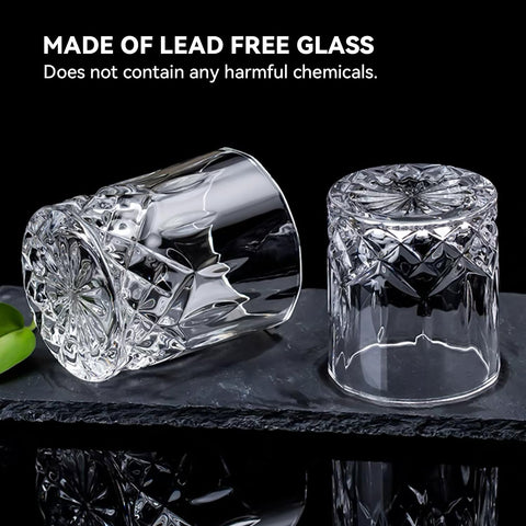 Triplorare whiskey glasses in gift box, ready for gifting