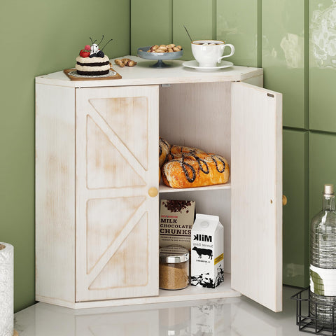 Trironsun bamboo material bread storage with natural finish on counter