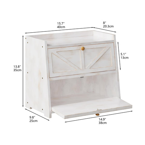 Trironsun bread box secure magnetic door prevents pets from reaching bread