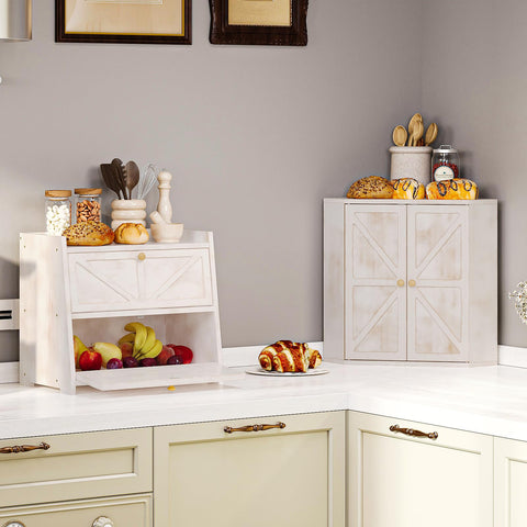 Trironsun large-capacity bread bin holding two loaves and bakery items