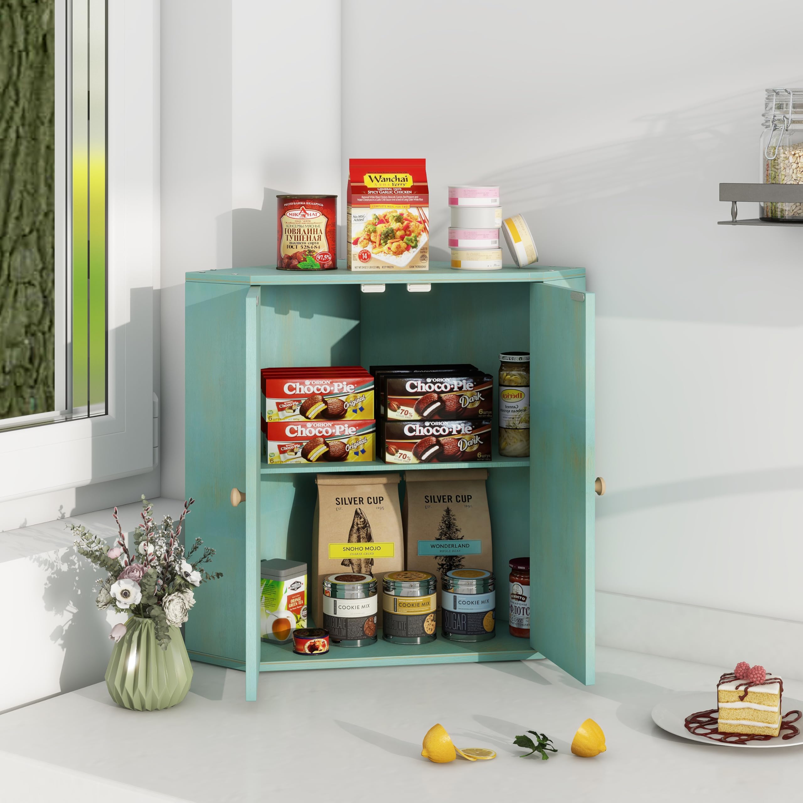 Trironsun versatile storage for bread, snacks, or small kitchen items.