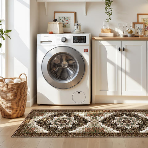 Tritard laundry-room and hallway use demonstrates versatile, non-slip comfort across spaces.