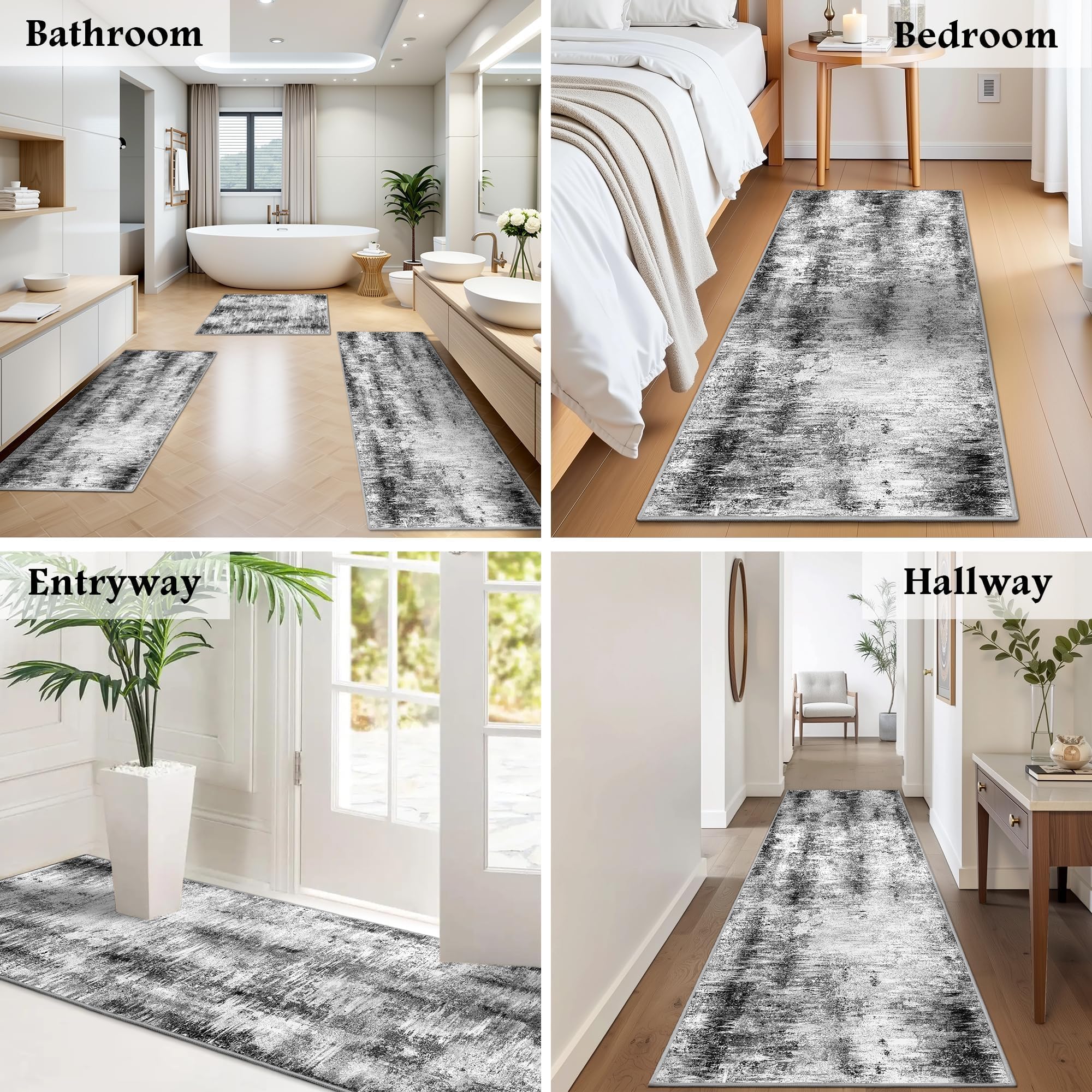 Tritard Upgrade soft low-pile rug delivers comfortable underfoot feel for everyday kitchen use