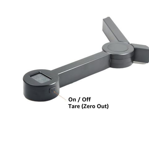 TriTree tare function lets you weigh multiple ingredients in one bowl.