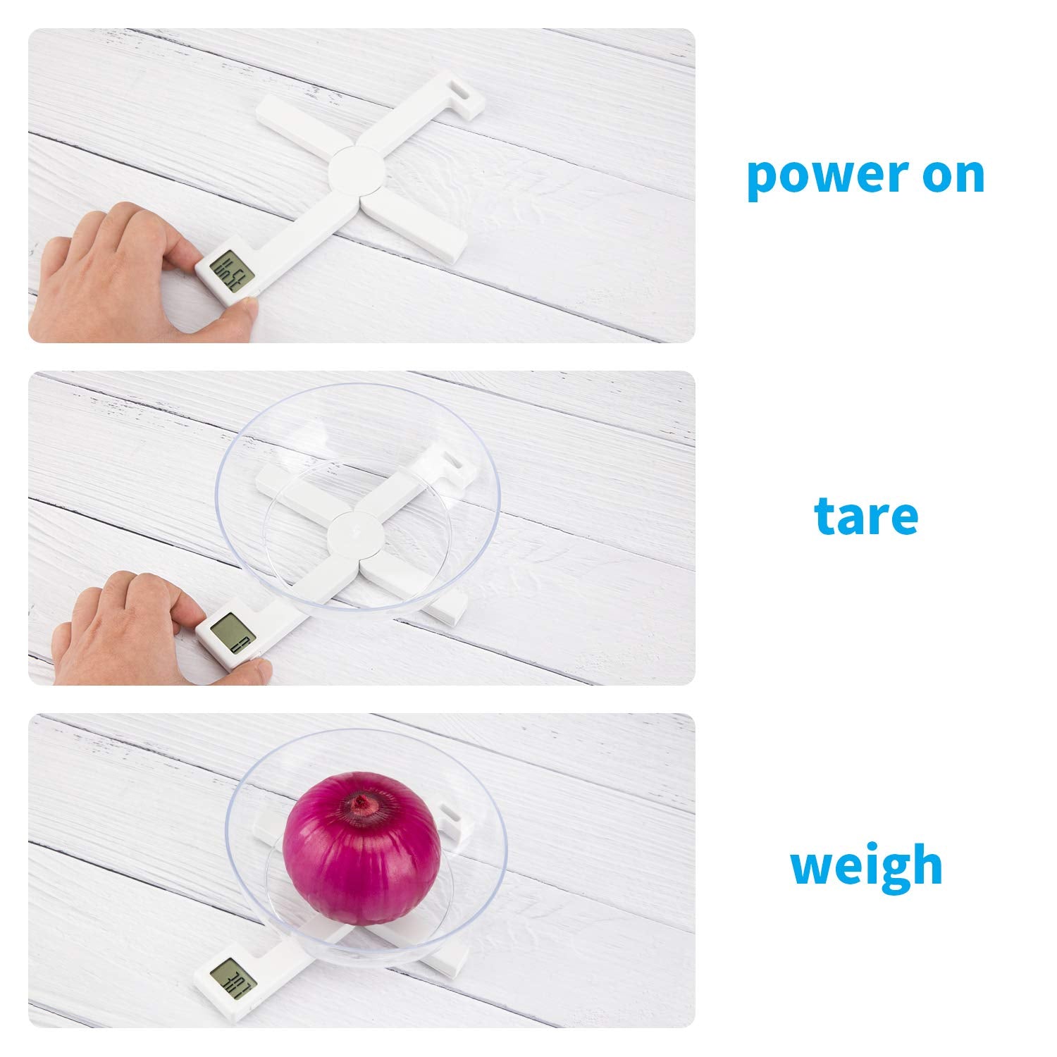 Display shows 11 lb and 5 kg capacity for precise readings
