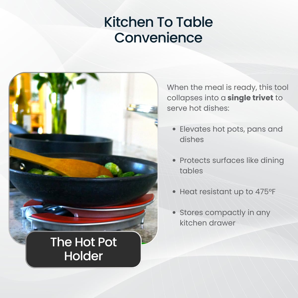 Trivae pot lid holder gift-ready packaging makes a thoughtful kitchen gift.