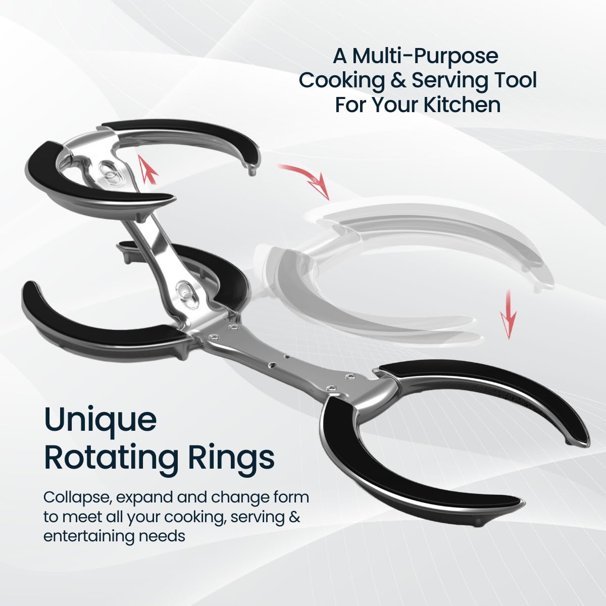 Trivae pot lid holder heavy cast aluminum frame supports heavy lids securely.