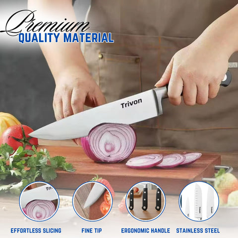 Trivon 5-inch utility knife versatile for herbs and quick trims.