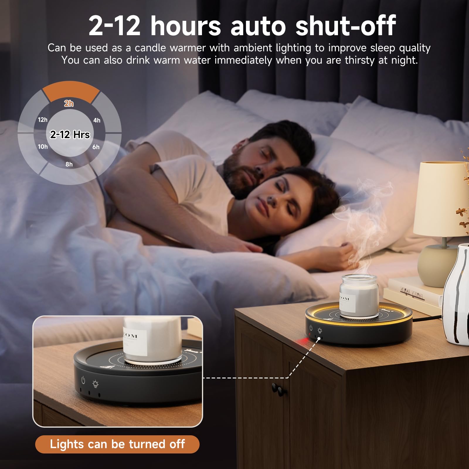 Trivoxia mug warmer edge lighting on creating relaxing ambience