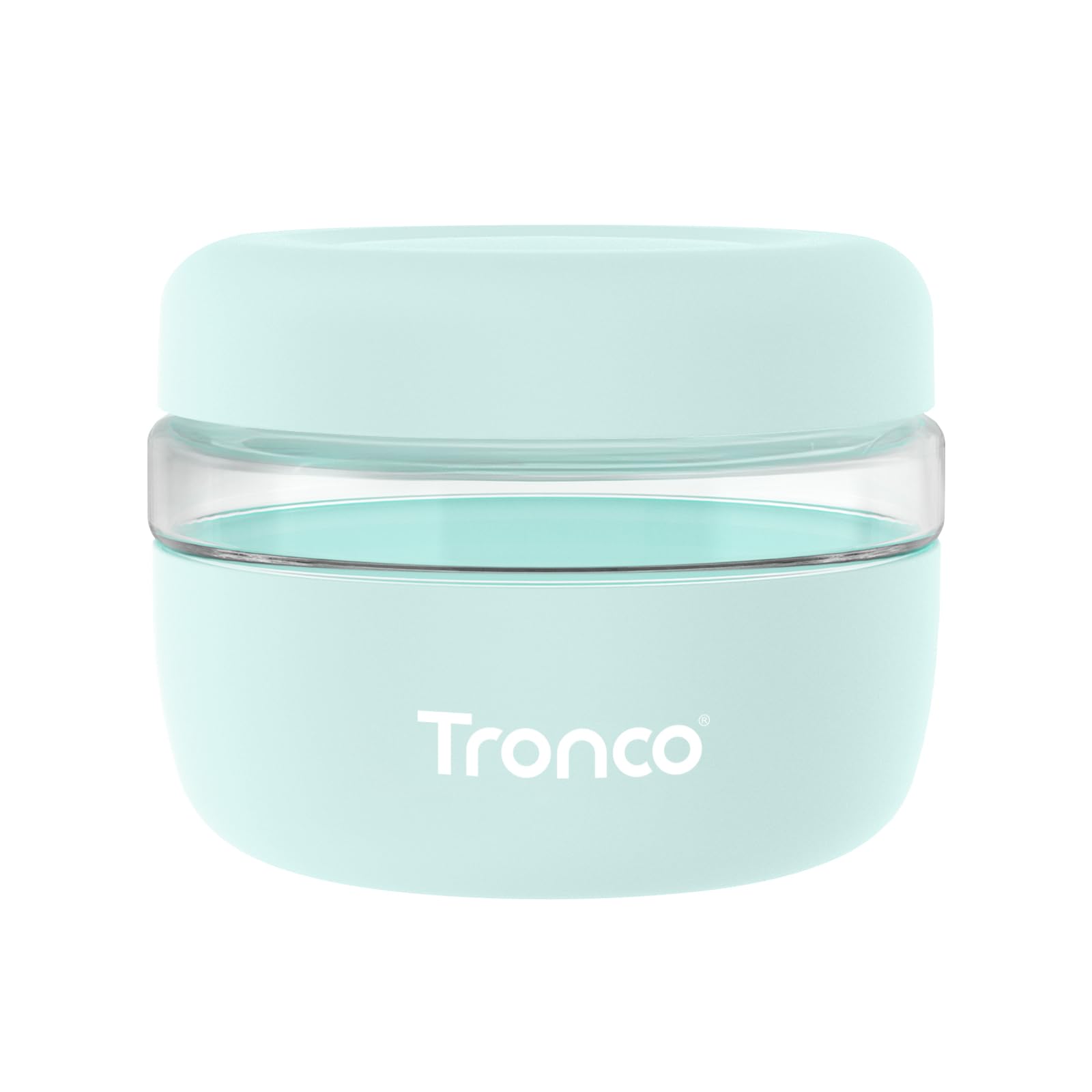 Tronco 16oz glass container with lid for secure storage and freshness