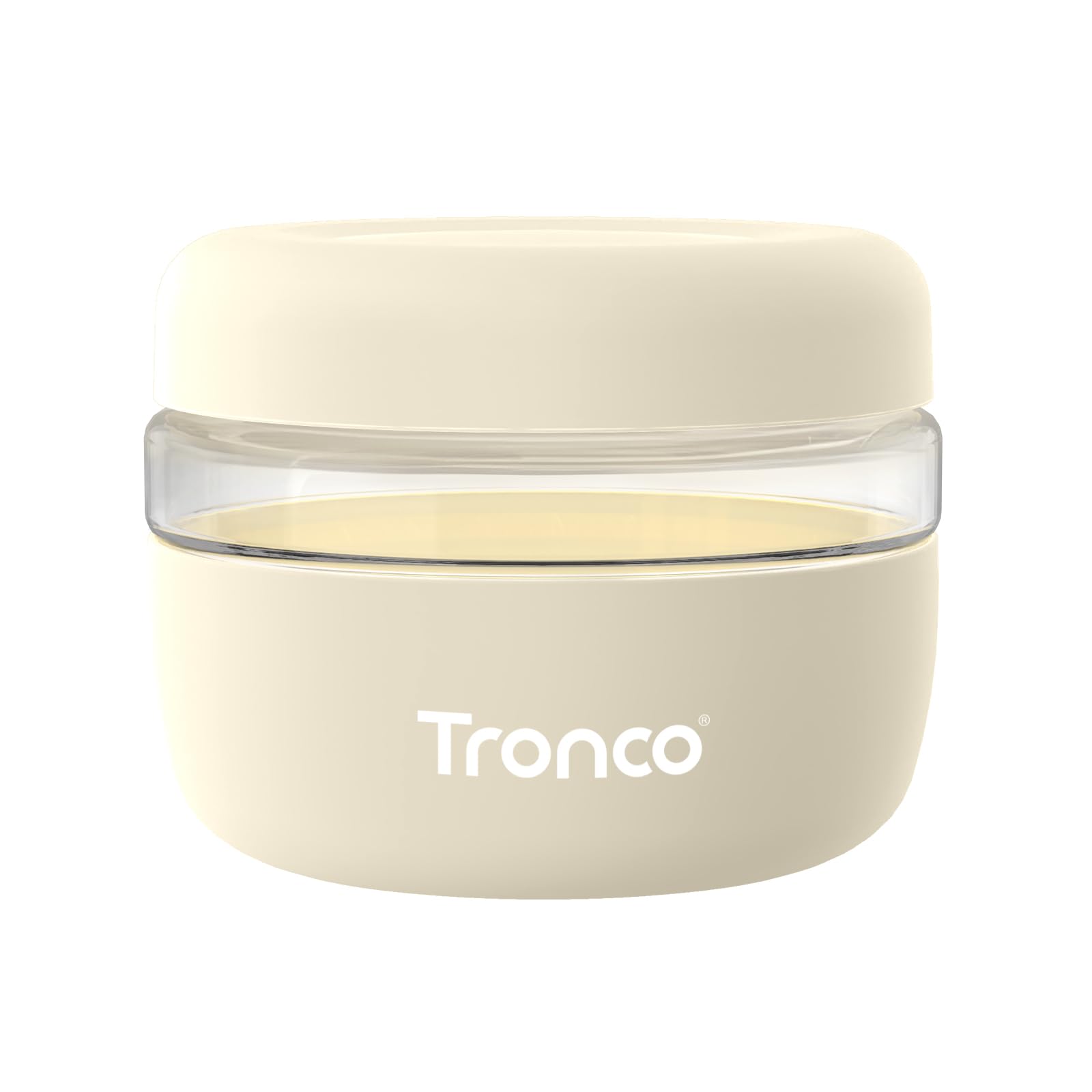 Tronco 16oz glass storage bowl with lid highlighting airtight freshness for meals.