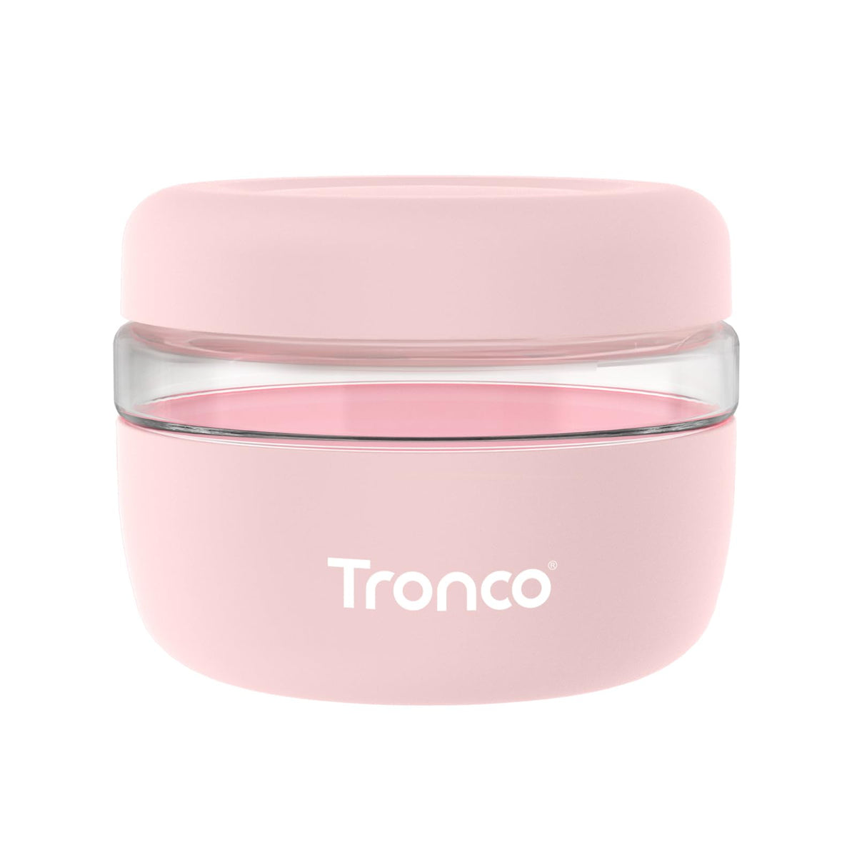Tronco 16oz glass storage container with lid for secure on-the-go meals