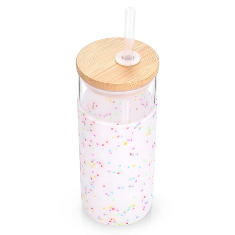 Tronco bamboo lid with silicone sleeve for secure, comfortable grip.