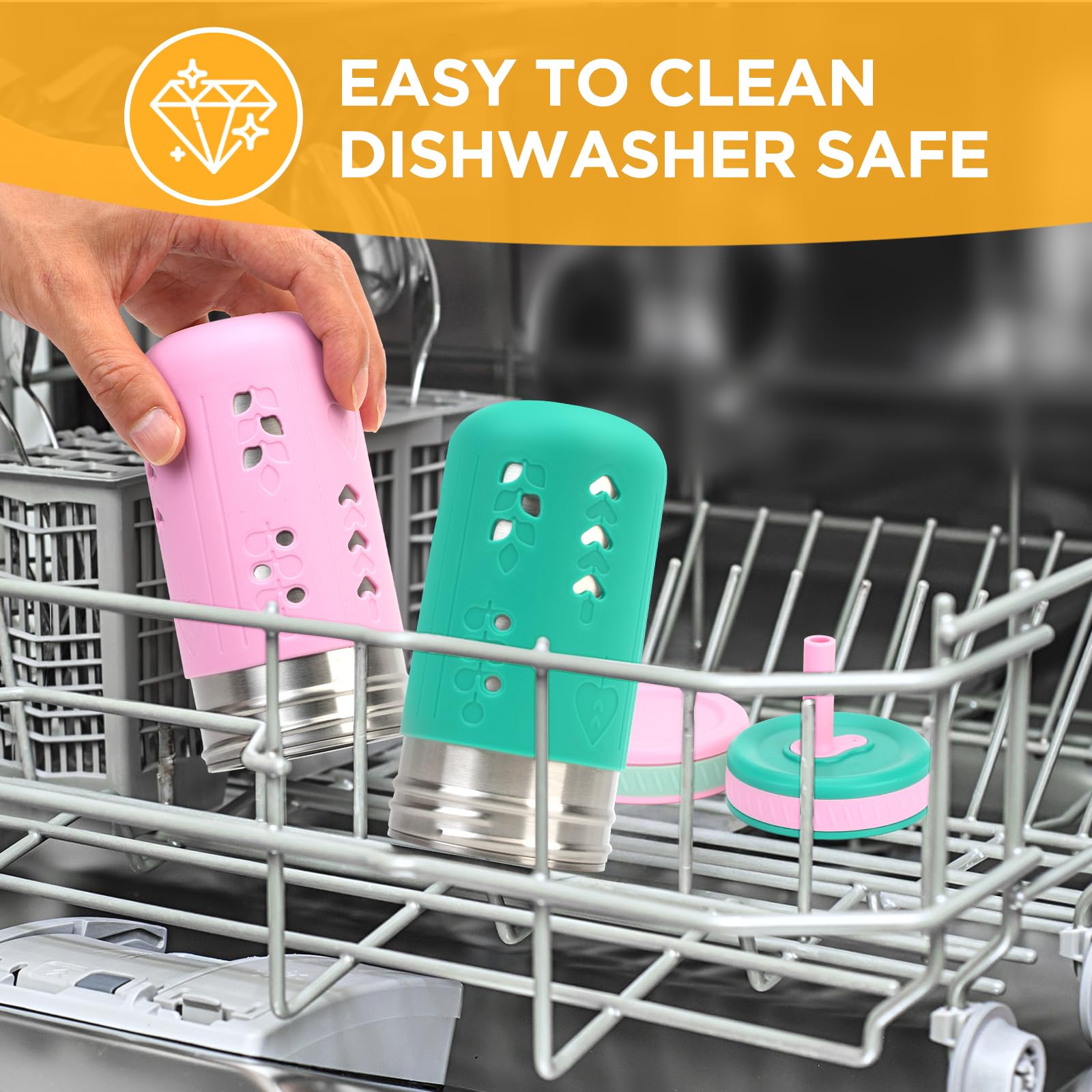 Tronco dishwasher-safe cups for easy cleanup after meals.