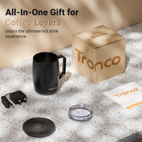Tronco mug ships with a one-year warranty for peace of mind.