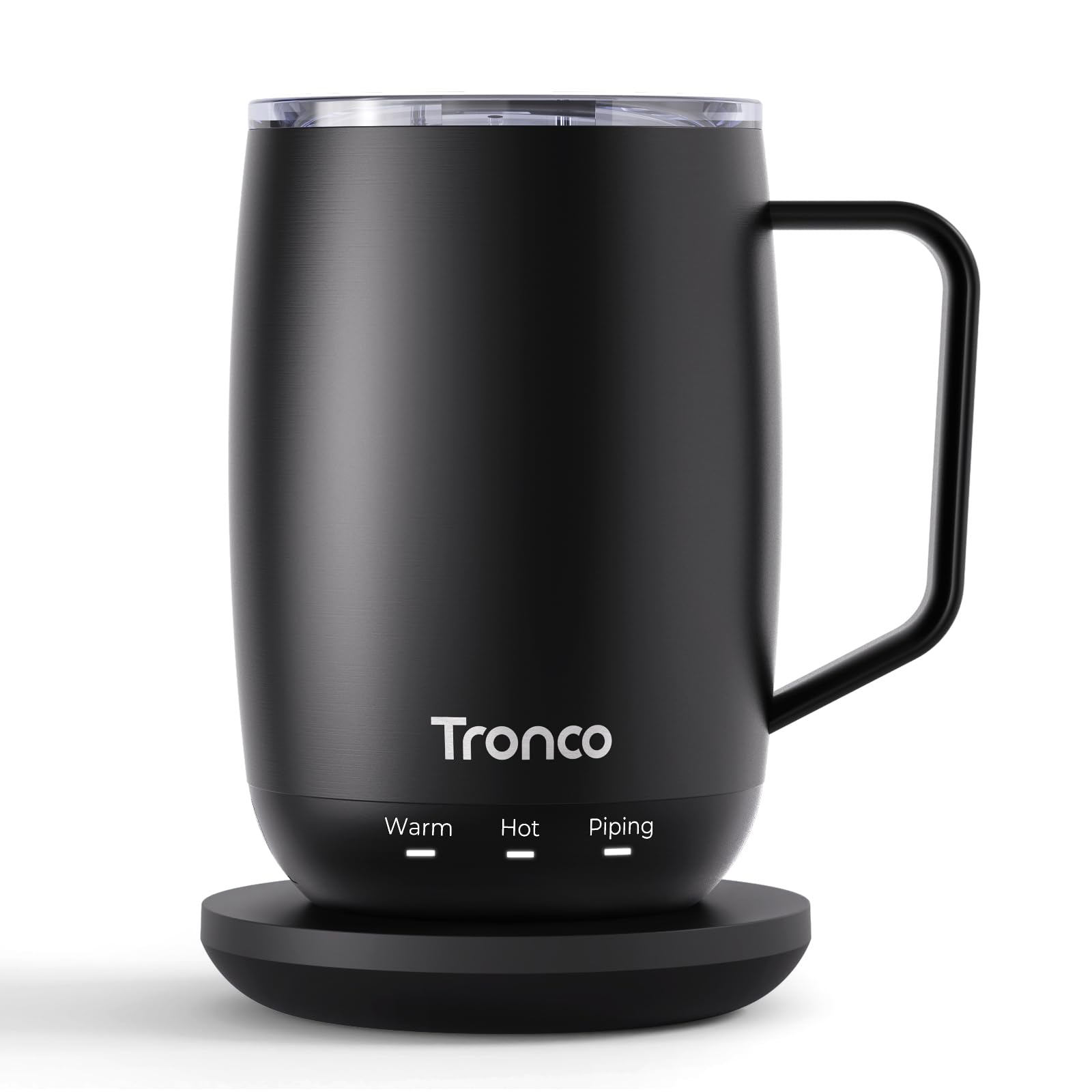 Tronco temperature-control mug 14oz with adjustable heat for personalized warmth.