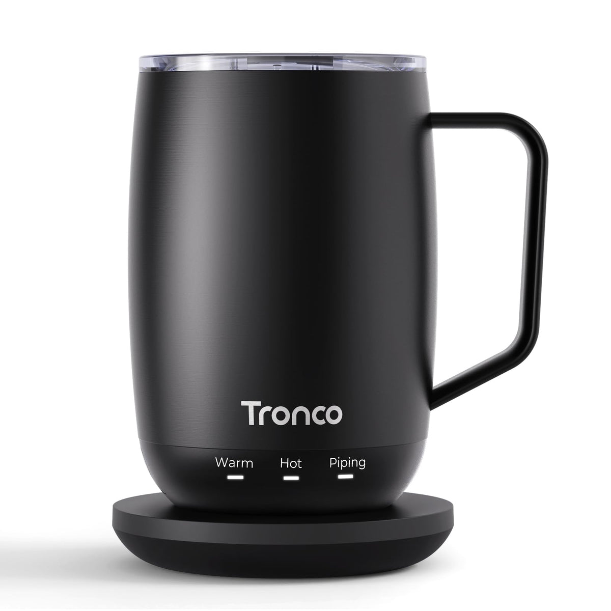 Tronco temperature-control mug 14oz with adjustable heat for personalized warmth.