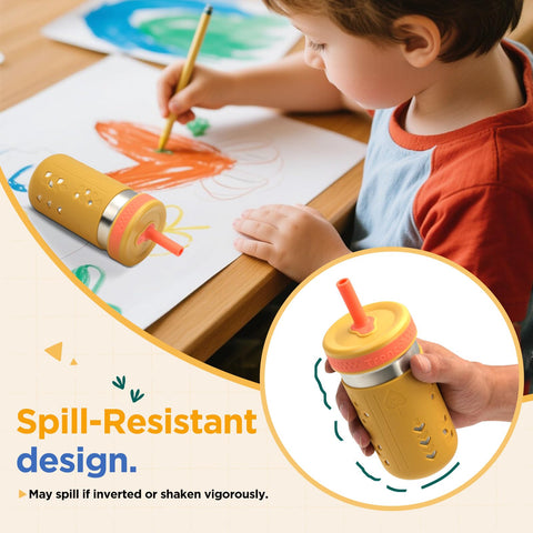 Tronco two-in-one design combines drinking cup and snack jar.