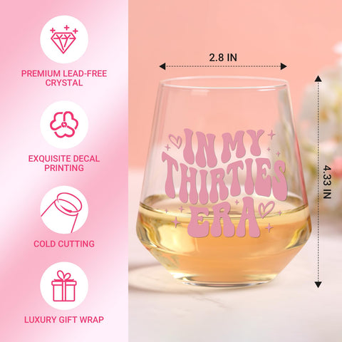 TrophyToast Stable foot design keeps glass upright during gatherings.