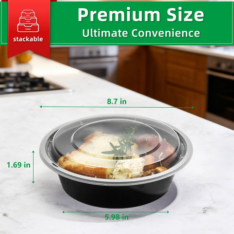 tropipak takeout container demonstrates stackable design saving kitchen space