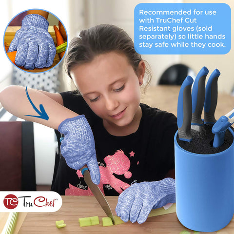 TruChef storage stand keeps knives neatly organized and within reach