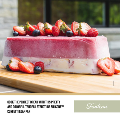 Trudeau loaf pan lets you pop out baked loaves without extra utensils.