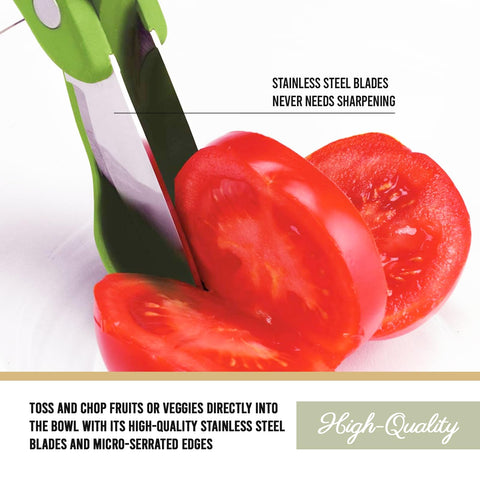 Trudeau Toss and Chop tongs safety lock keeps blades closed for safe storage