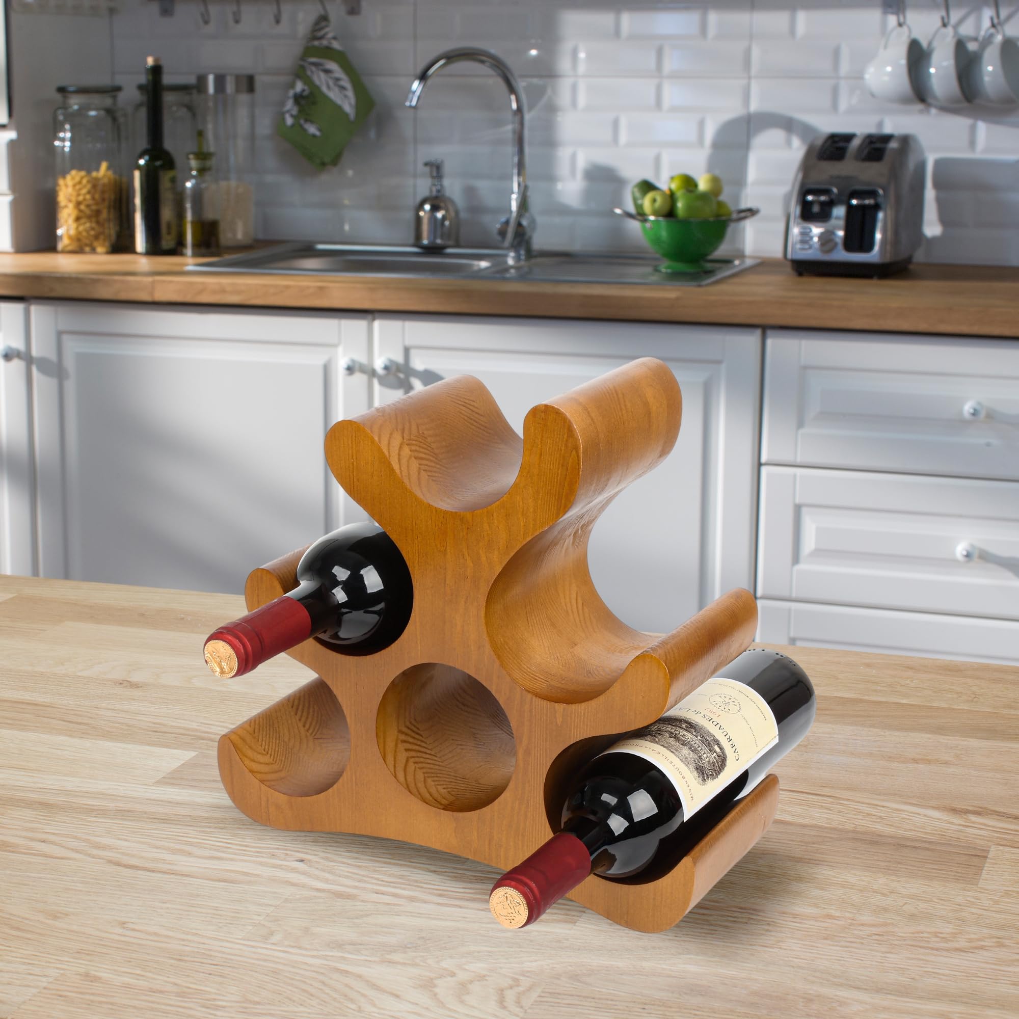 TRUDING brown finish complements neutral decor styles in any room