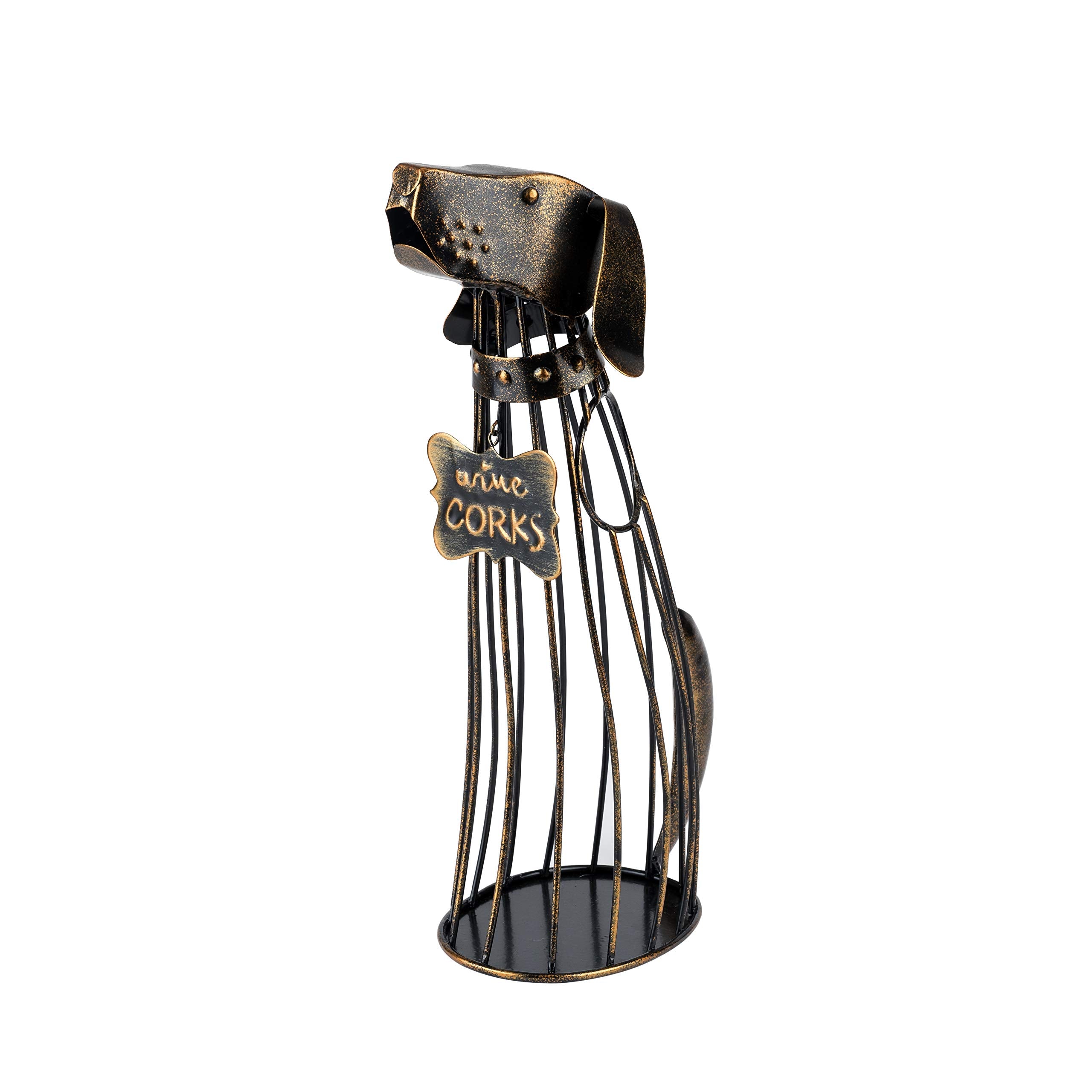 TRUE bronze-finish wine cork holder combines durability and style