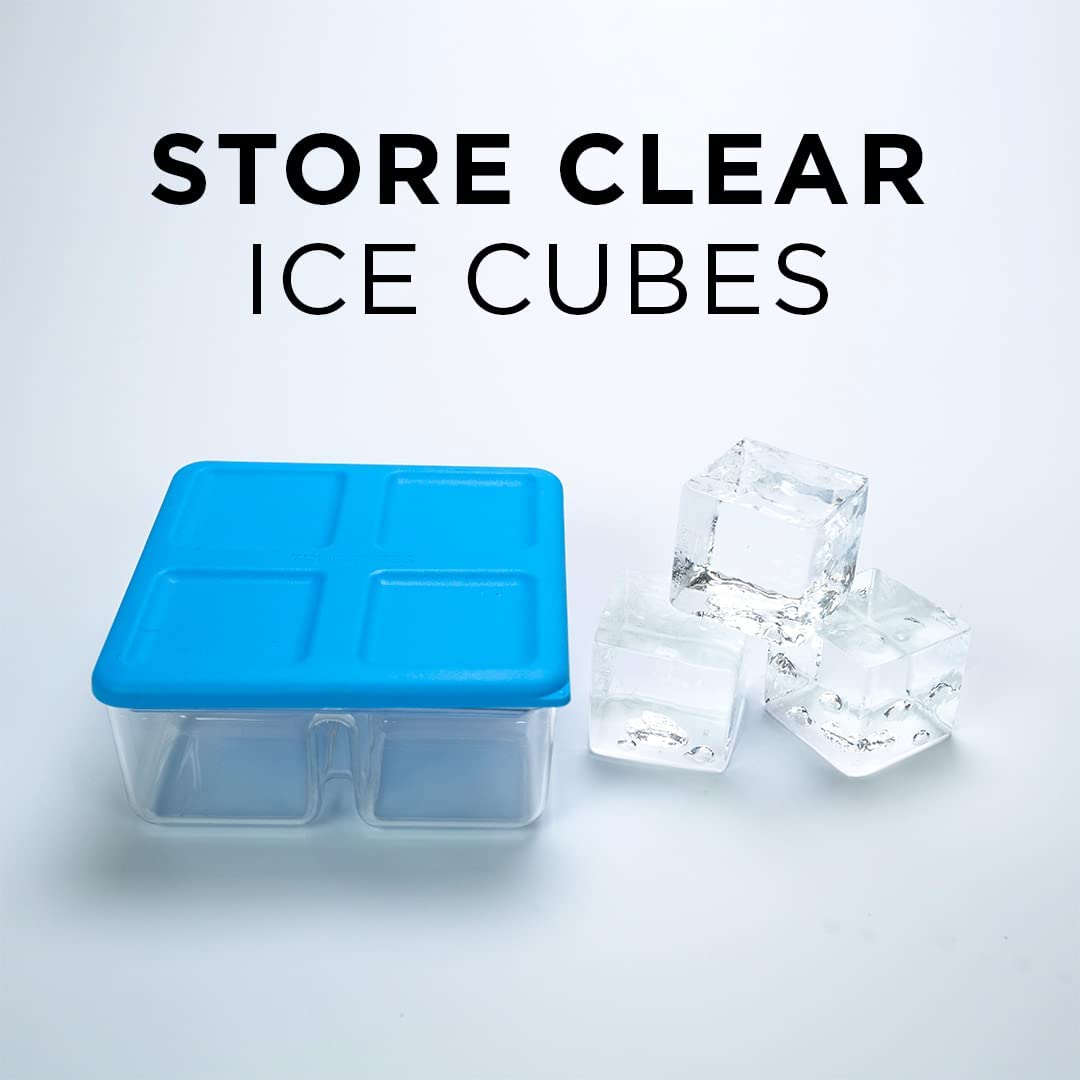 True Cubes 2x2x2 mold delivering clear ice for home bartending