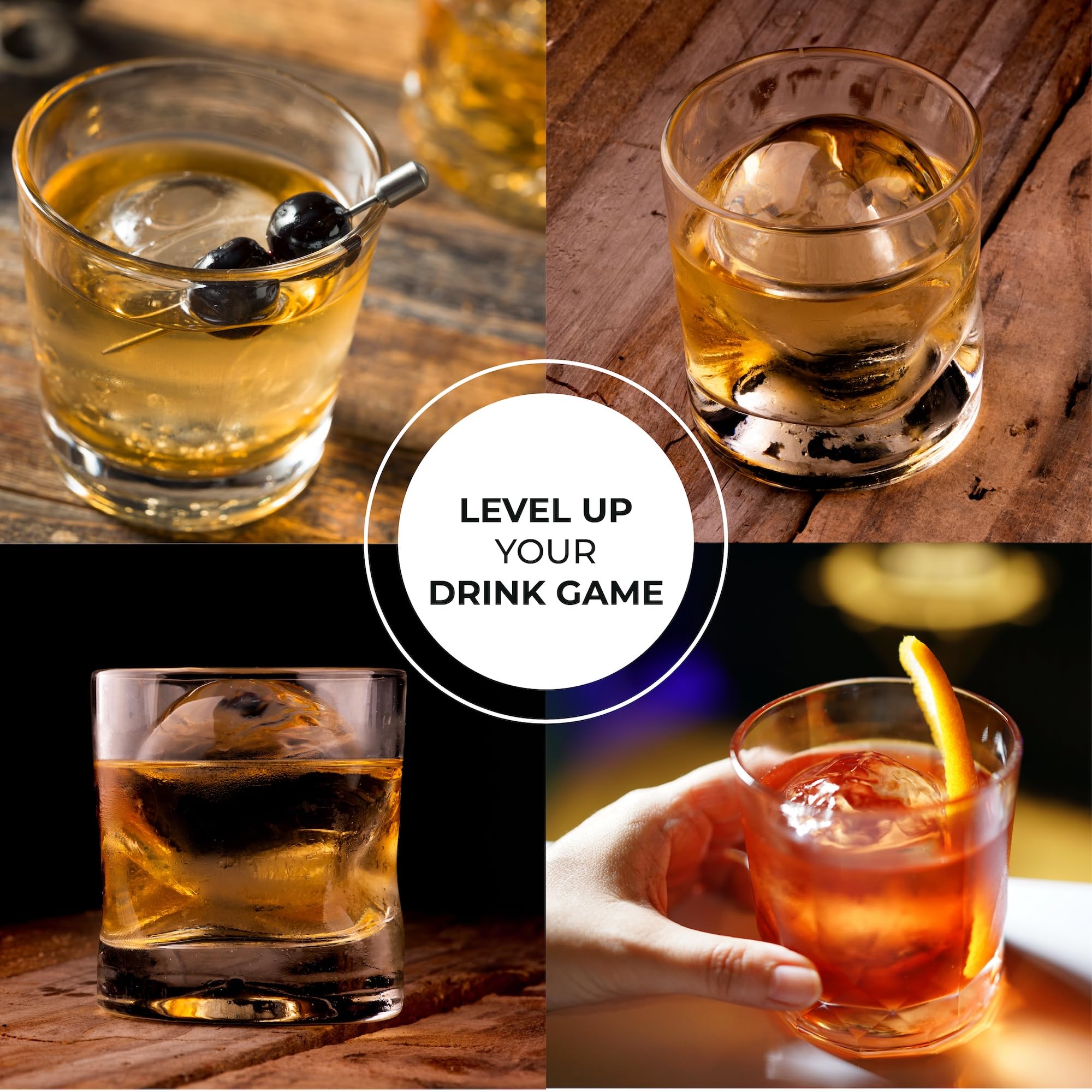 True Cubes bar-quality ice elevates cocktails and whiskey sips