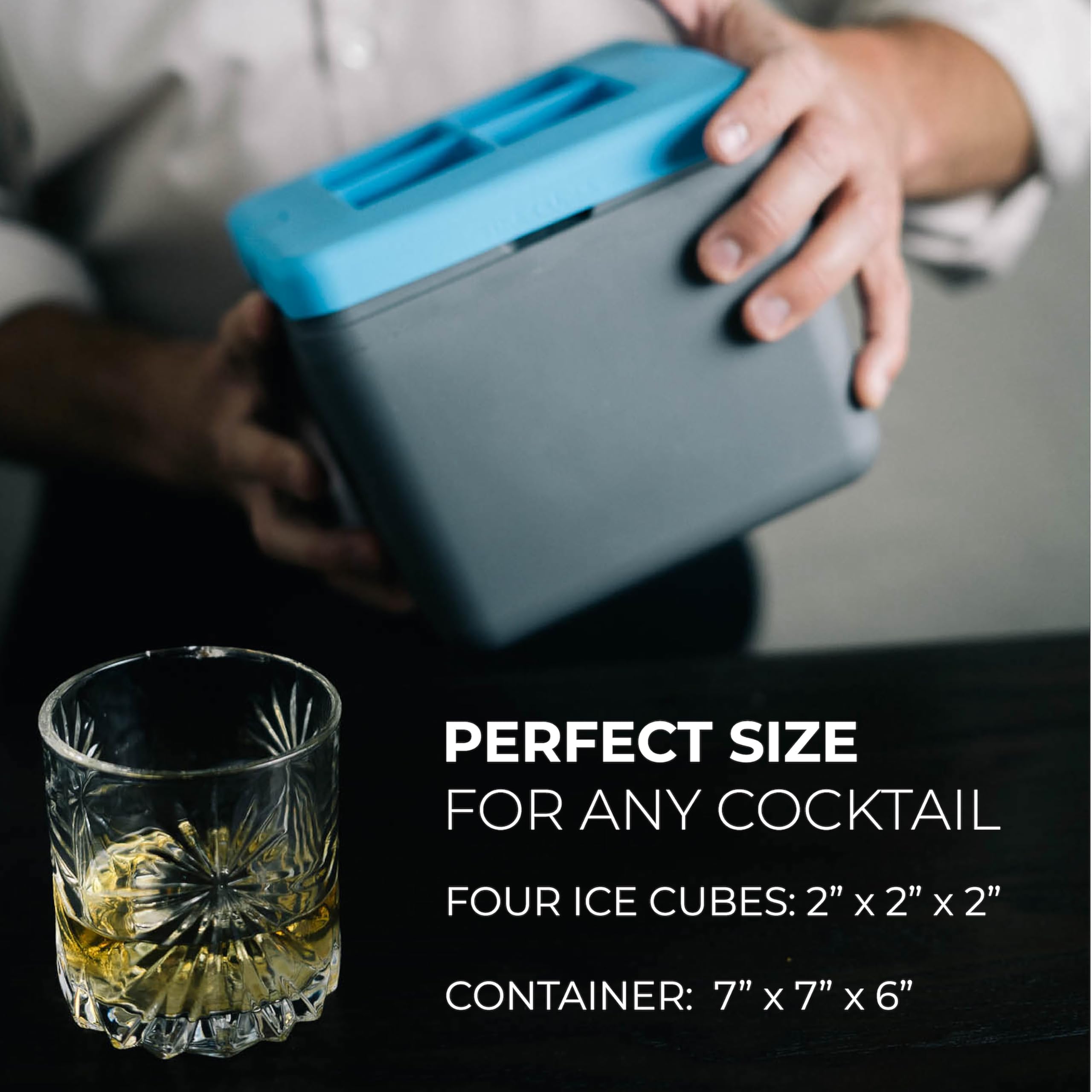 True Cubes bar quality ice enhancing cocktails and presentation