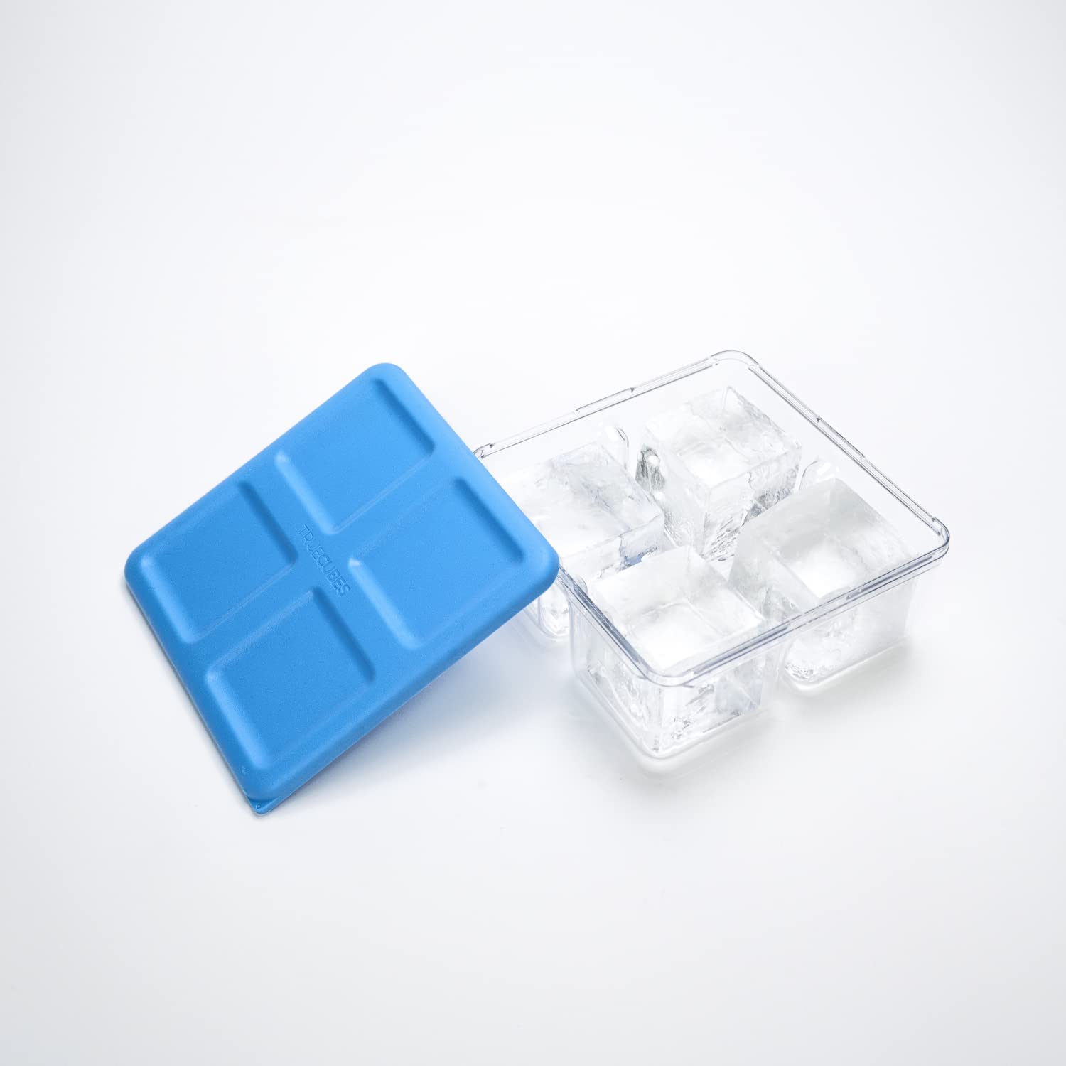 True Cubes stackable ice tray saving freezer space while keeping cubes organized