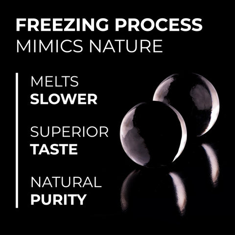 True Cubes storage bag keeps four ice spheres organized and ready