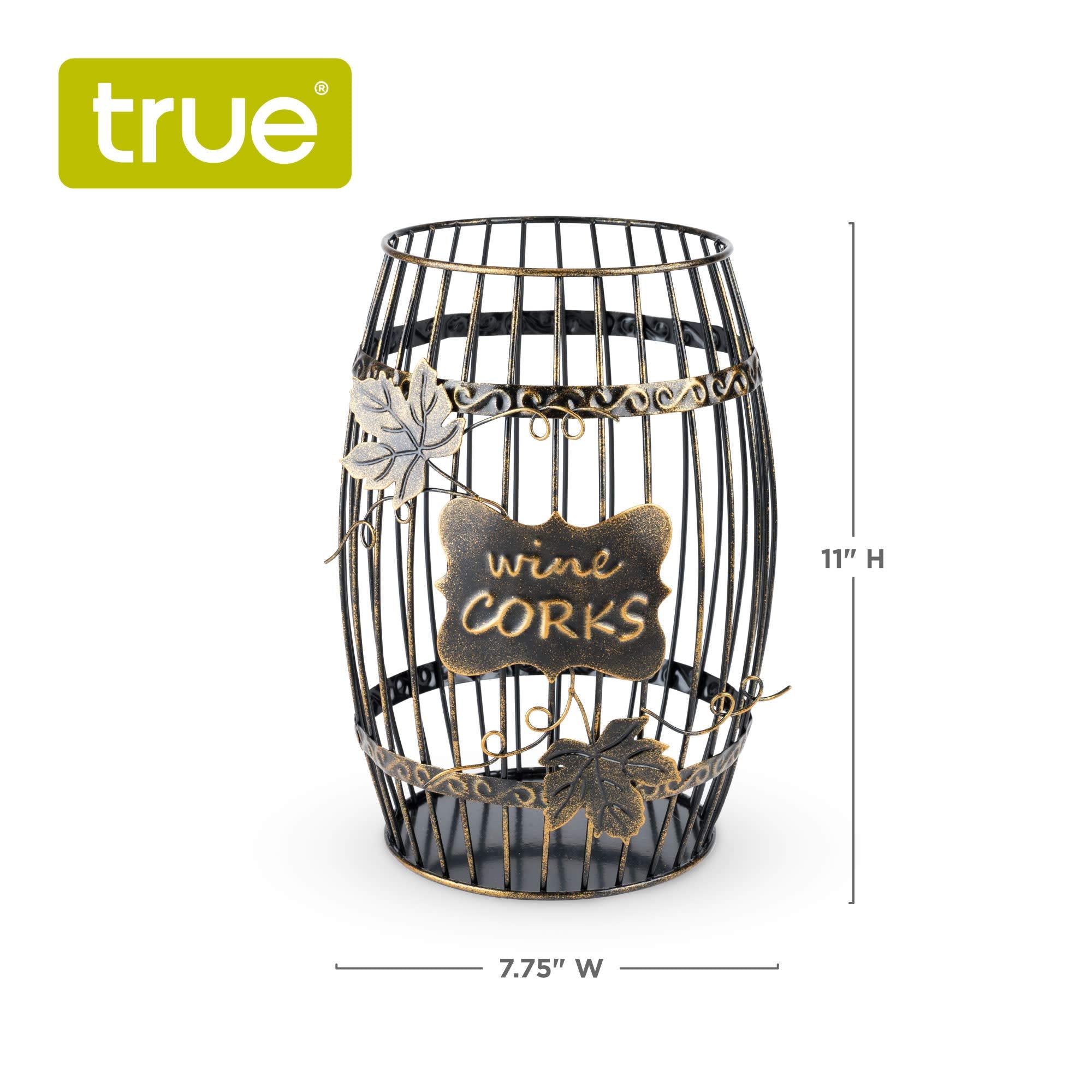 TRUE True Display bronzed stainless-steel finish complements modern and rustic spaces.