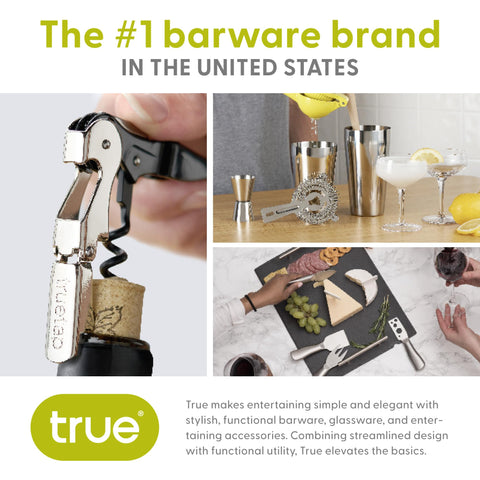 TRUE Hover Flight Server is easy to wipe clean after entertaining.