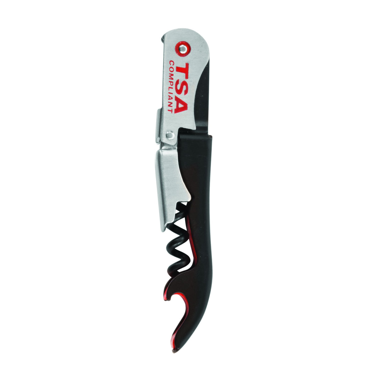 TRUE Jetsetter corkscrew with built in foil cutter for hassle free travel