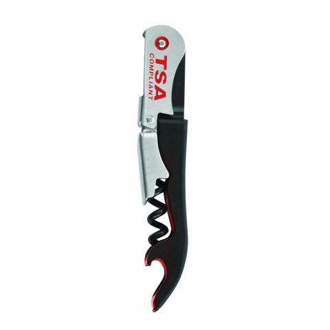 TRUE Jetsetter corkscrew with built in foil cutter for hassle free travel