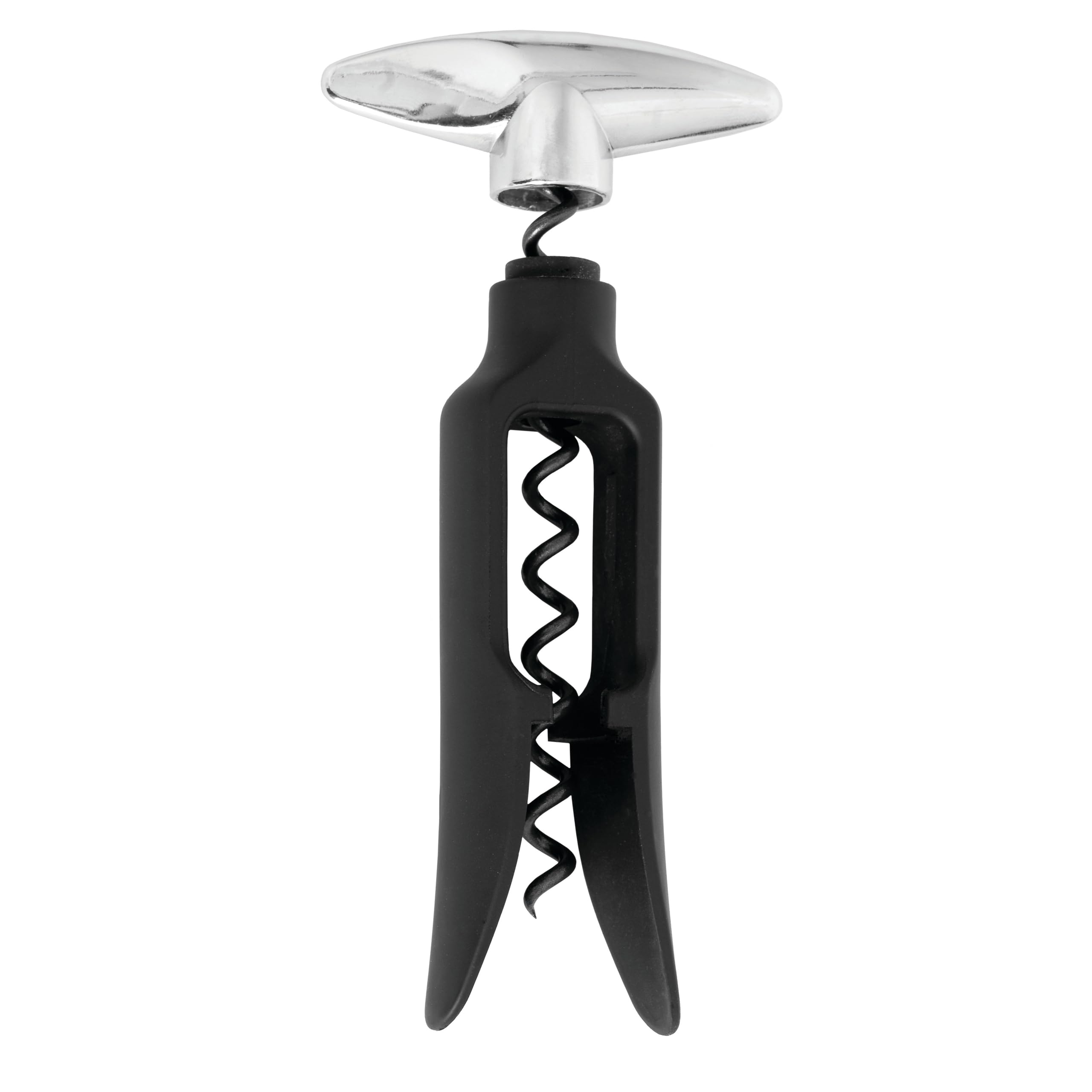 TRUE True Self corkscrew with chrome handle enables smooth uncorking for effortless entertaining