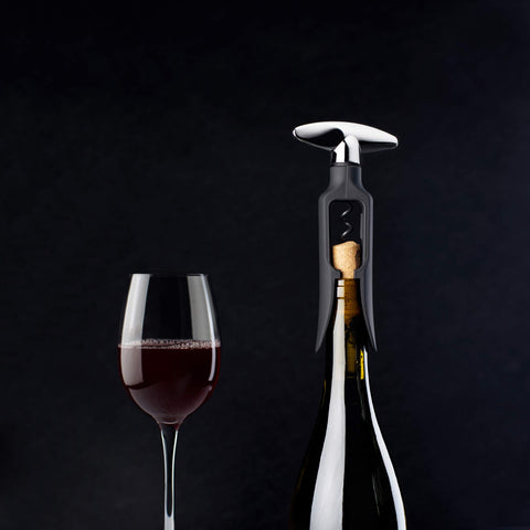 TRUE True Self corkscrew opens bottles with one twist, ideal for home bars