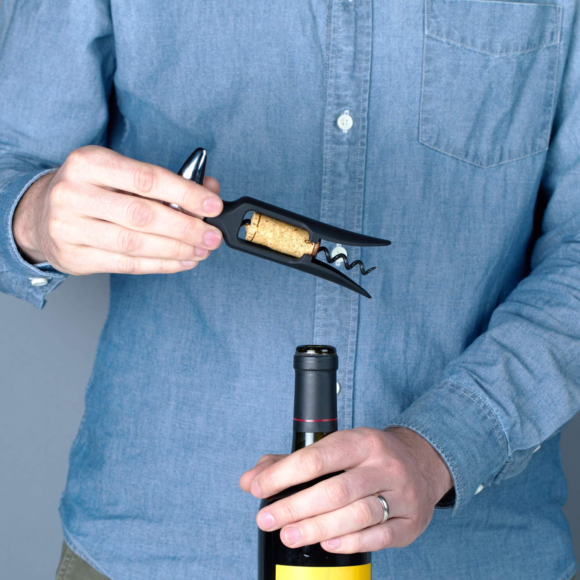 TRUE True Self corkscrew pairs well with picnic gear and outdoor entertaining