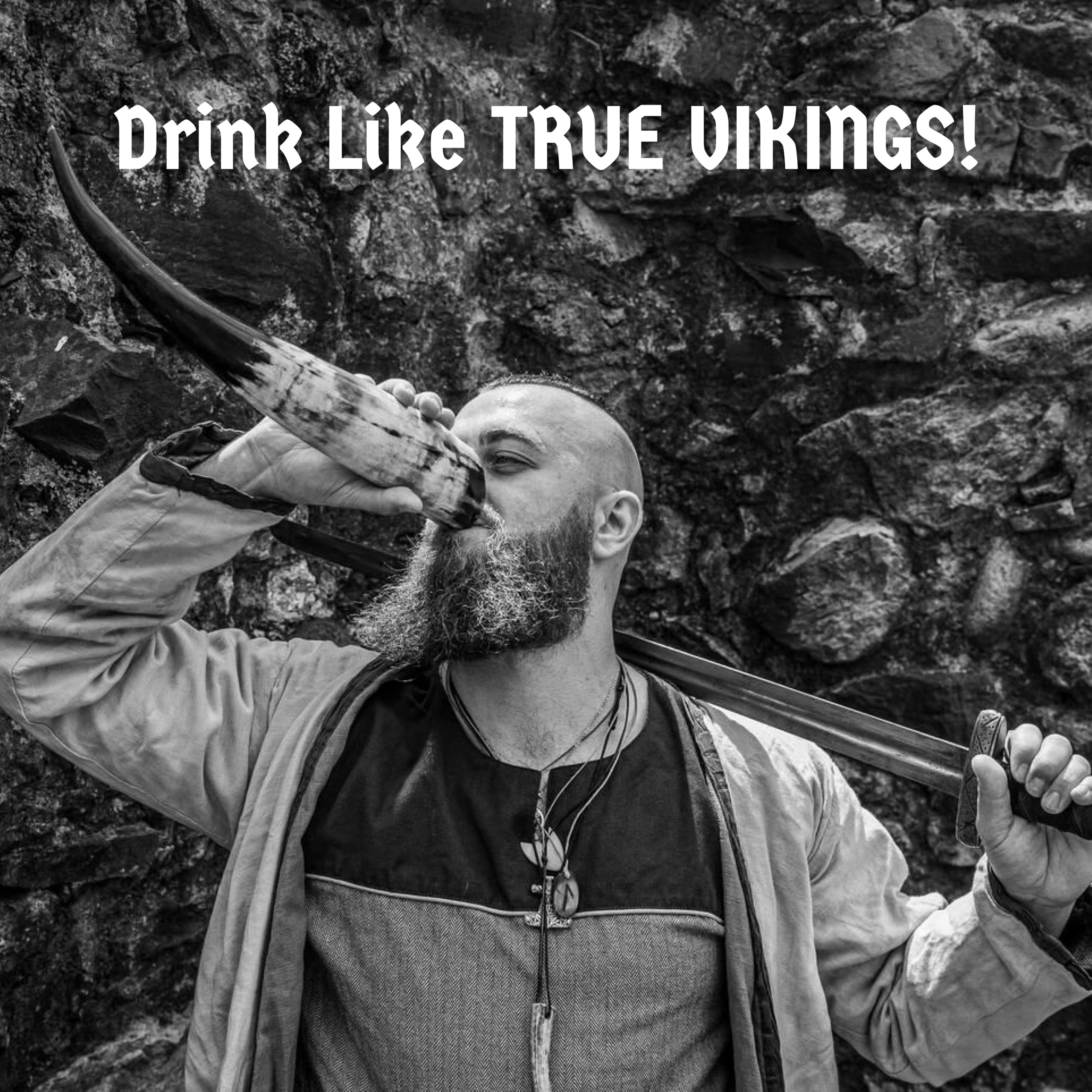 TRUE VIKING gift bag protecting the horn set during travel