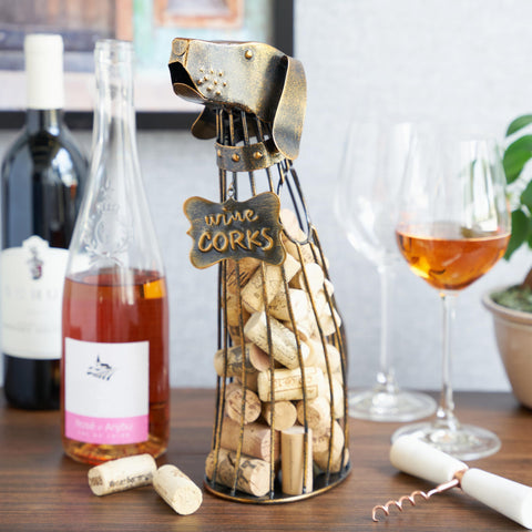 TRUE wine bar decor cork display for entertaining
