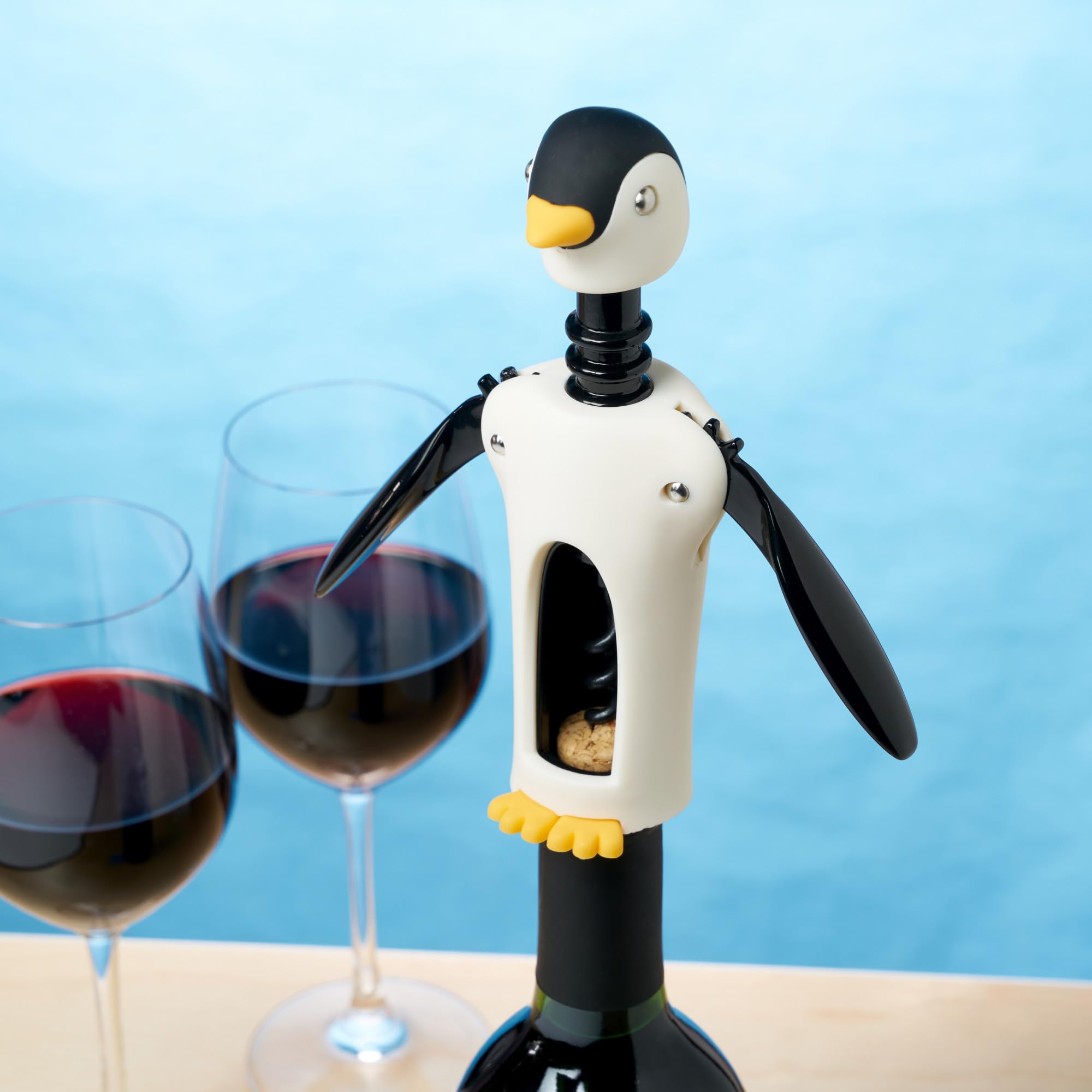 A giftable, whimsical addition to wine gifts and housewarmings.