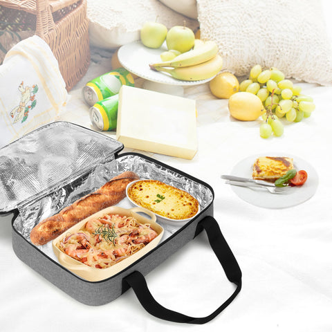 Trunab inner aluminum foil liner helps maintain temperature during transit.
