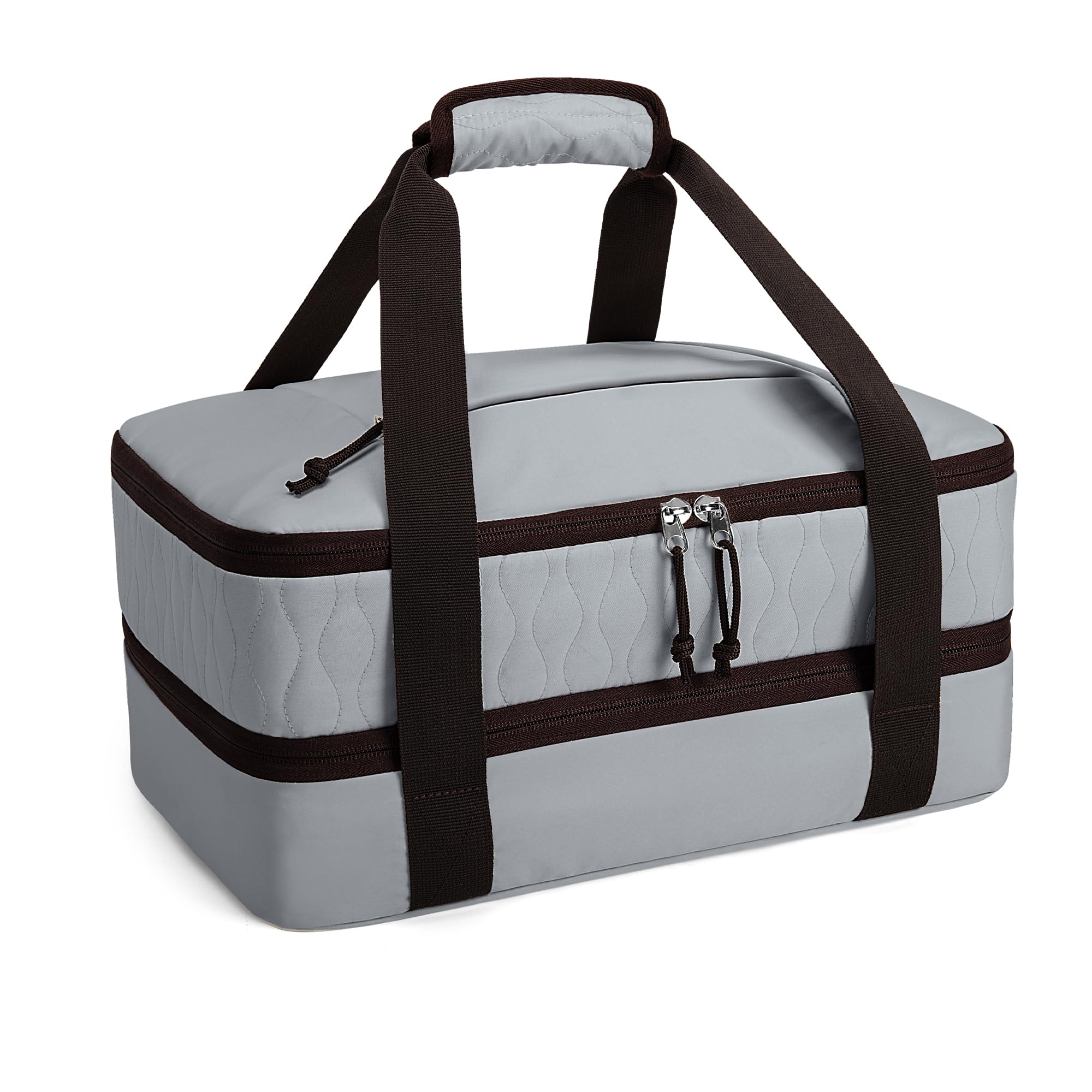 Trunab insulated casserole carrier outer view highlighting sturdy construction for picnics