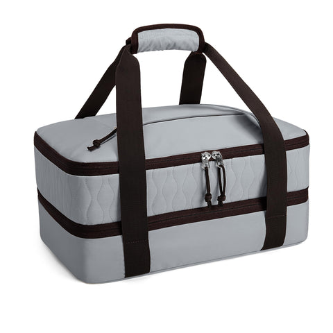 Trunab insulated casserole carrier outer view highlighting sturdy construction for picnics