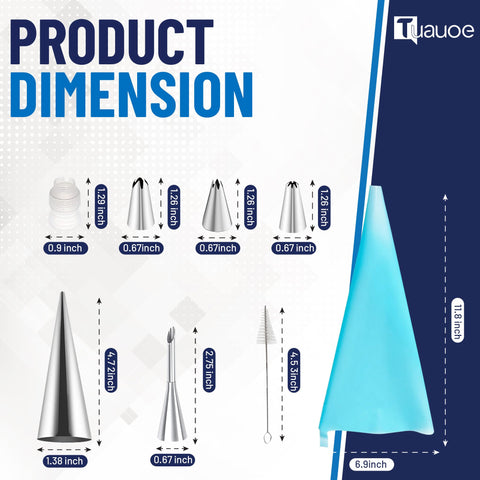 Tuauoe cone-shaped mold close-up shows rust-free durability.