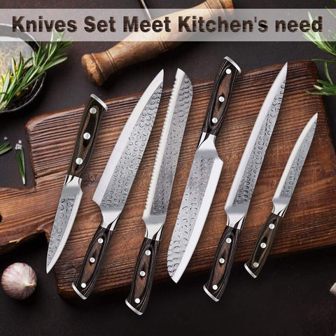 Tudoccy 7-inch Santoku knife for versatile chopping and dicing.